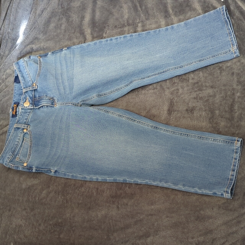 Seven7 skinny crop size 8 denim jeans